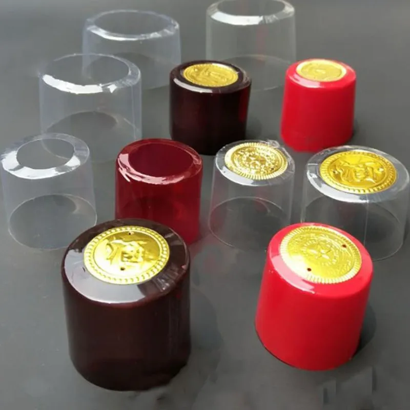 Wine Beer Liquor - 100X زجاجة نبيذ PVC يتقلص الفيلم