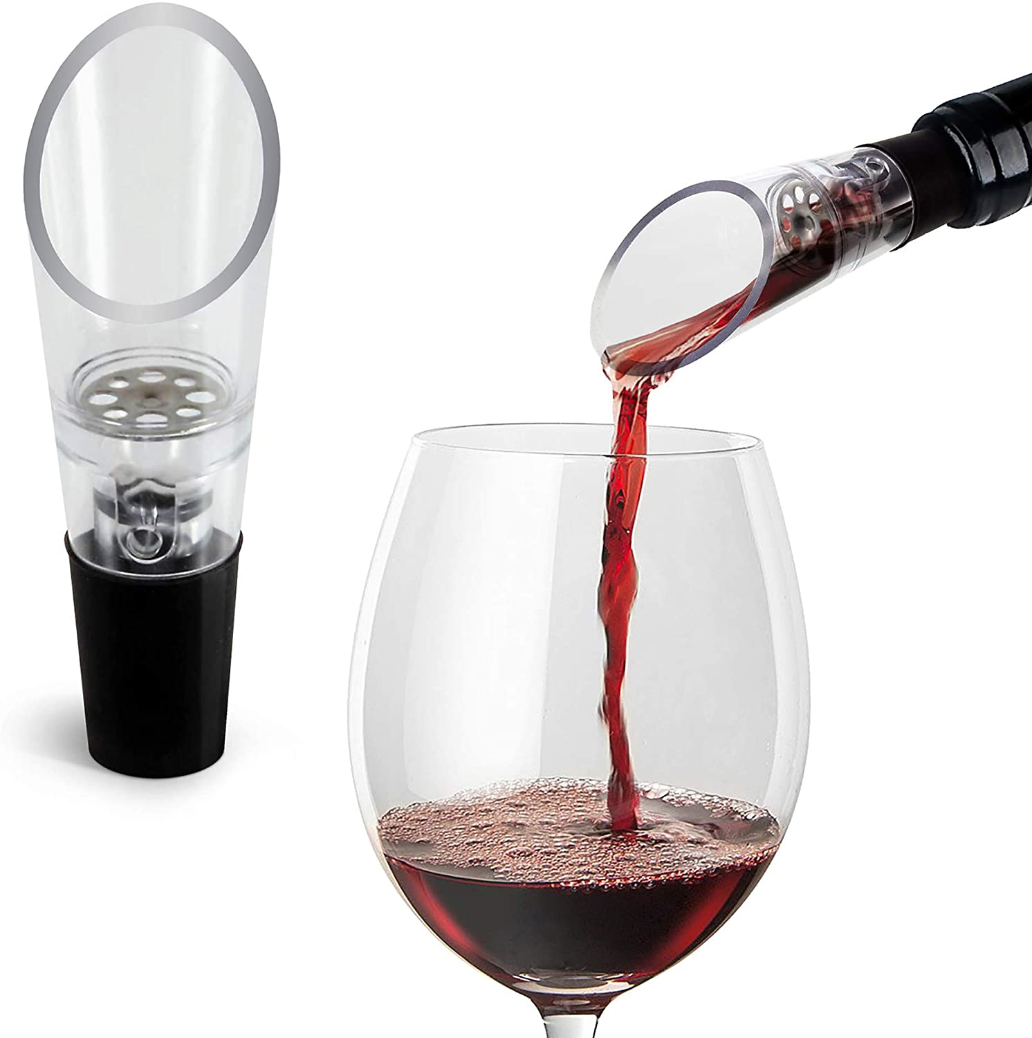 Wine Beer Liquor - مهوية النبيذ المدفق الدورق زجاجات الخمور