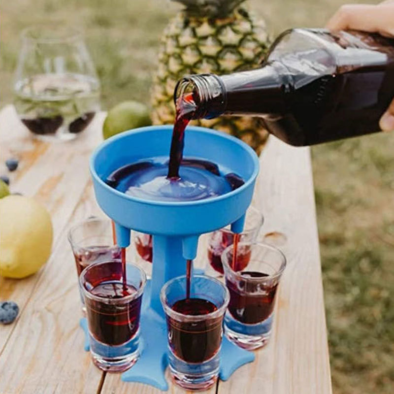 Wine Beer Liquor - 6 طلقة الزجاج النبيذ ويسكي البيرة
