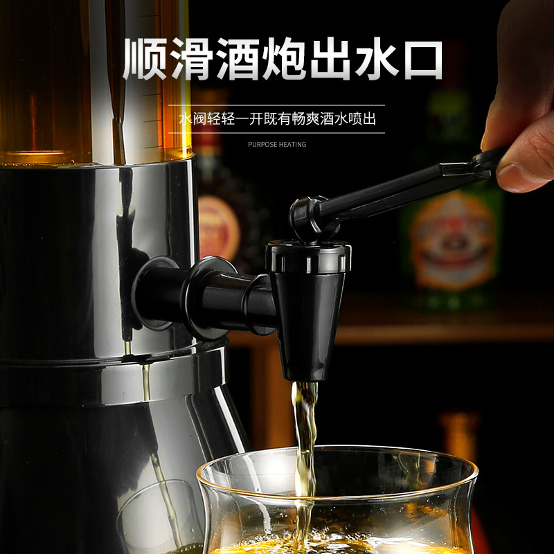 مدفع بيرة تجاري مضيء، عمود نبي - مراجعة Wine Beer Juice وسعره