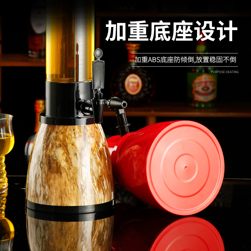 مدفع بيرة تجاري مضيء، عمود نبي - مراجعة Wine Beer Juice وسعره