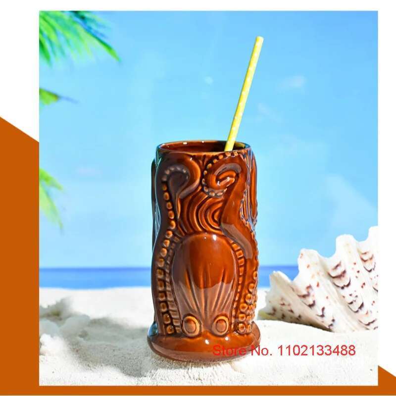 TIKI بار كوكتيل كوب هاواي الاس - مراجعة Wine Beer Mix Drink وسعره